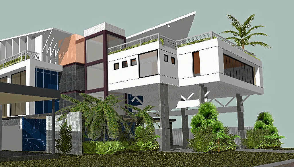 FUTURE DESIGN: Albion St view of the proposed motel. FUTURE DESIGN: Albion St view of the proposed motel.
